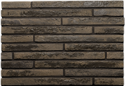 Фасадна плитка Rockface™ Рокфейс 545 зелено-графітова, 535х40х20 мм