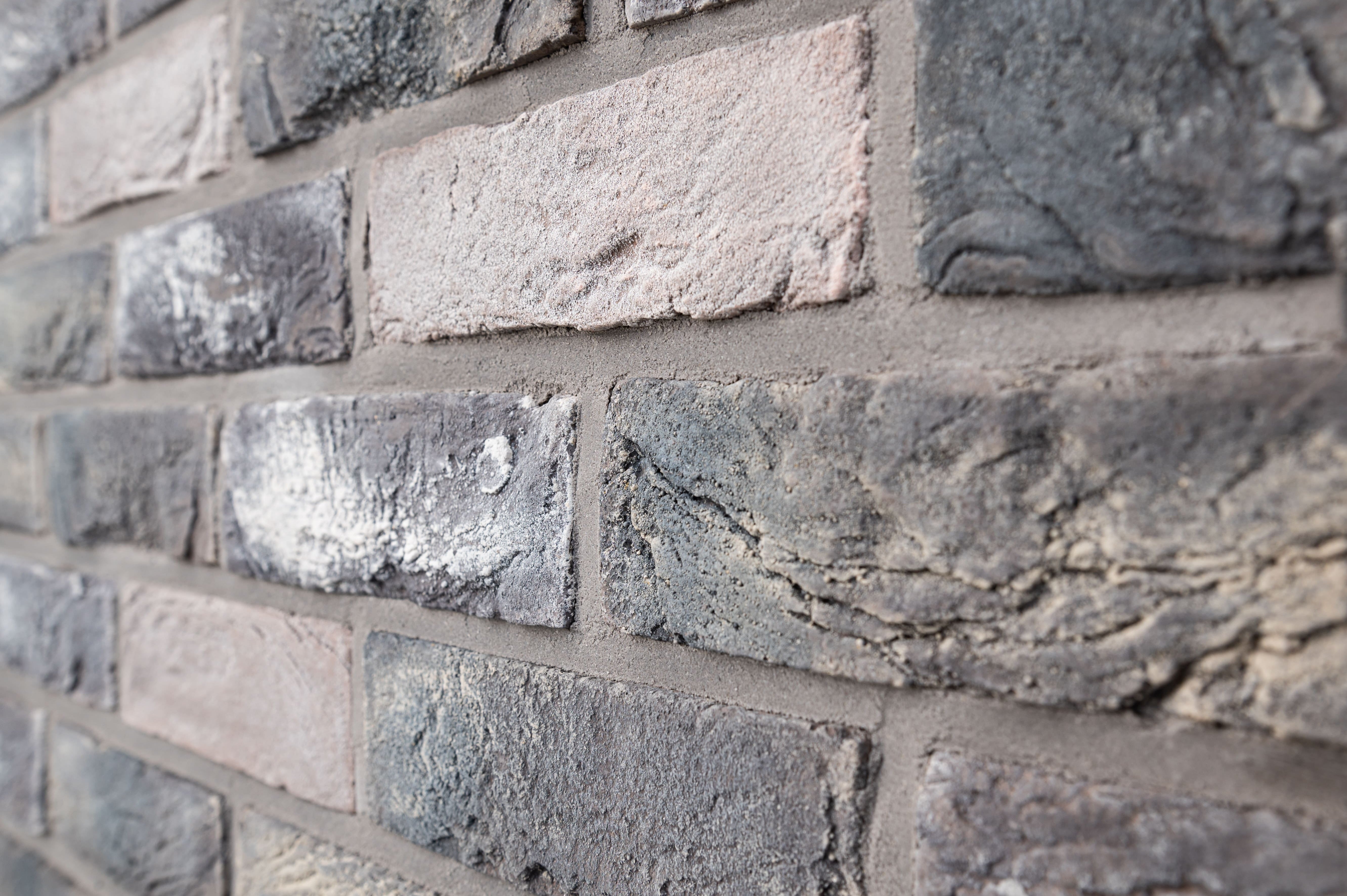 Фасадна плитка LoftBrick™ Верона, графітово-сірий, 210х65х15 мм