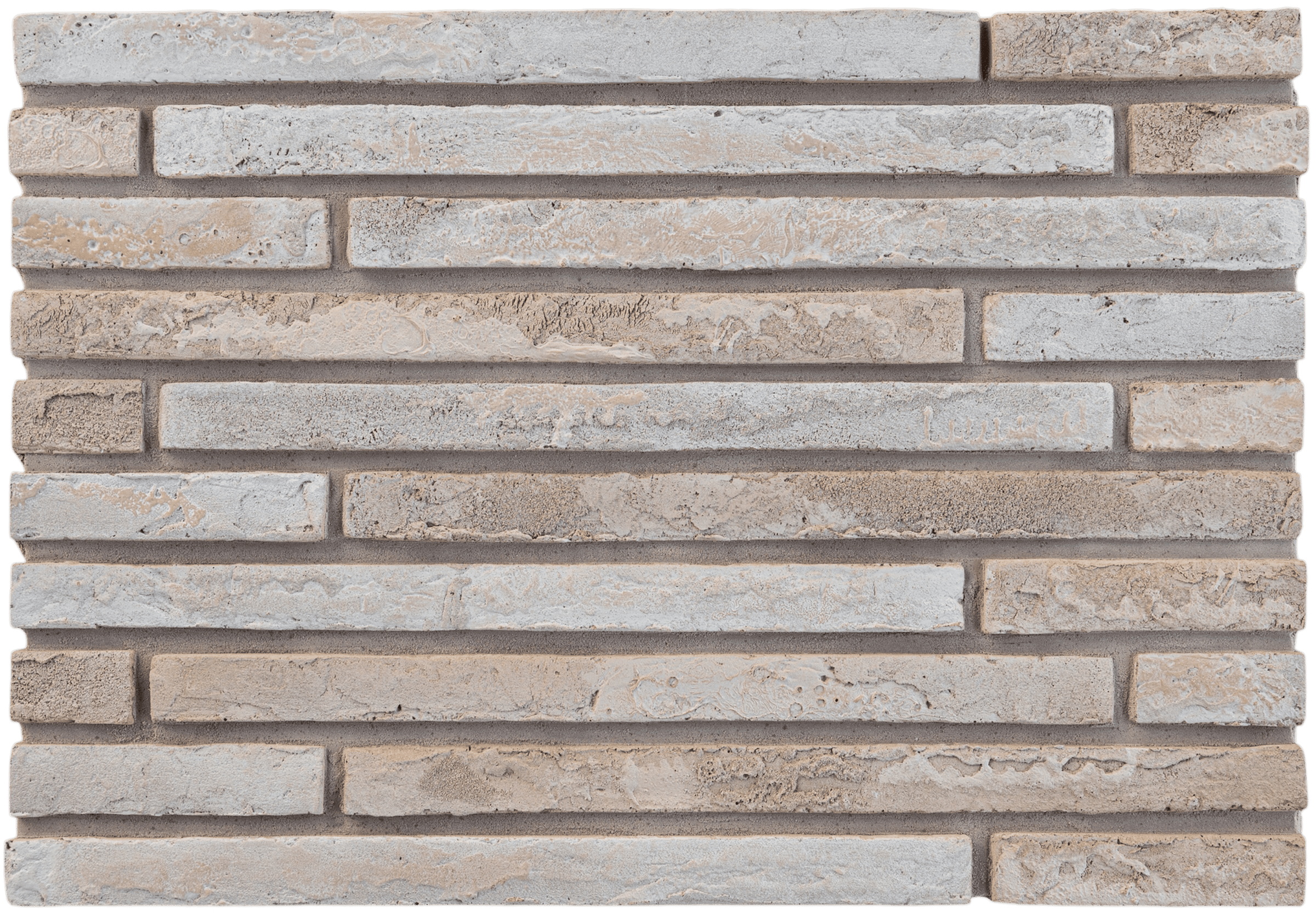 Фасадна плитка Rockface™ Рокфейс 535 сіро-бежевий, 535х40х20 мм