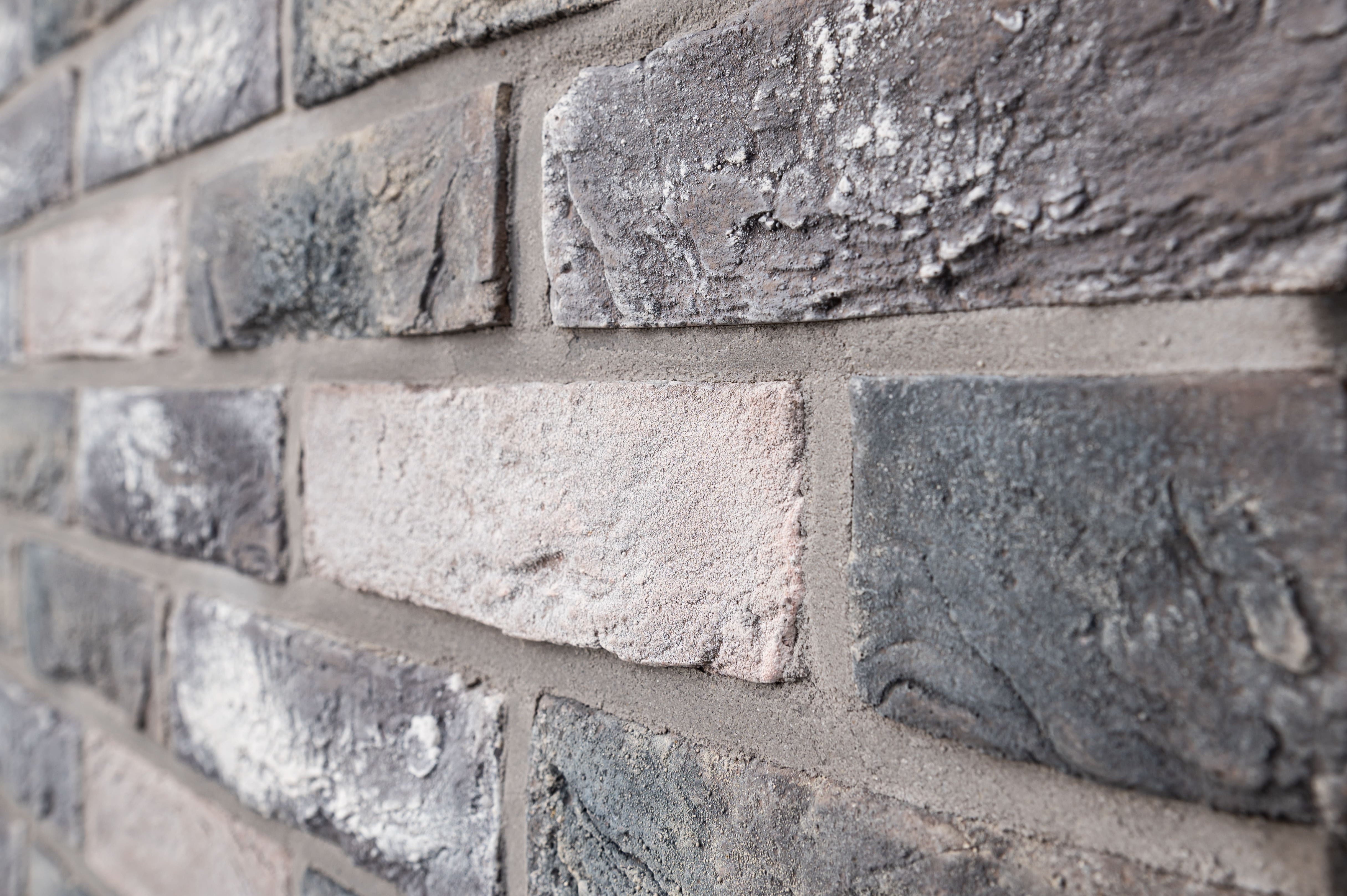 Фасадна плитка LoftBrick™ Верона, графітово-сірий, 210х65х15 мм
