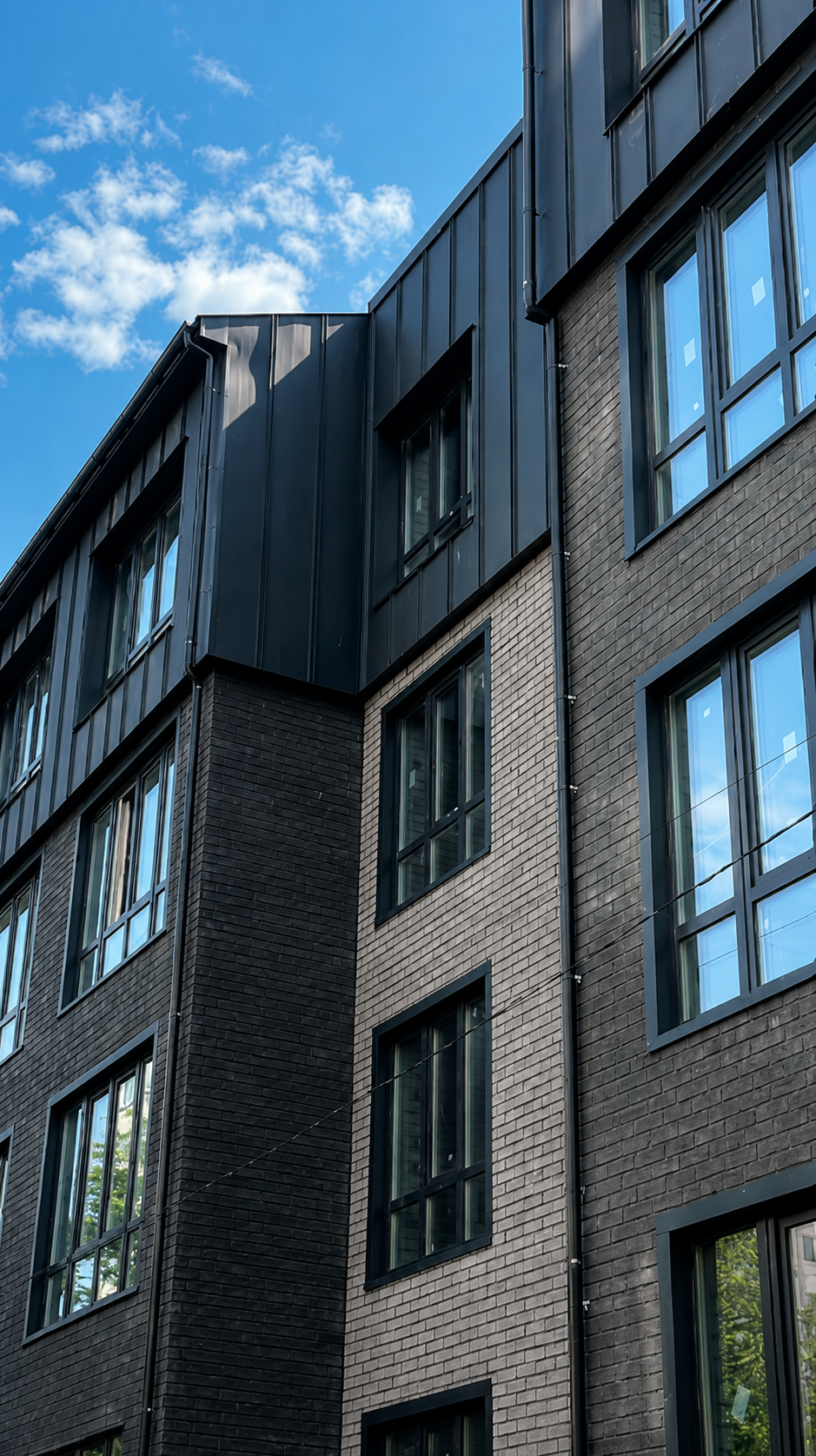 Фасадна плитка LoftBrick Бельгійська Колекція 05 Ф чорна, 240х71х15 мм