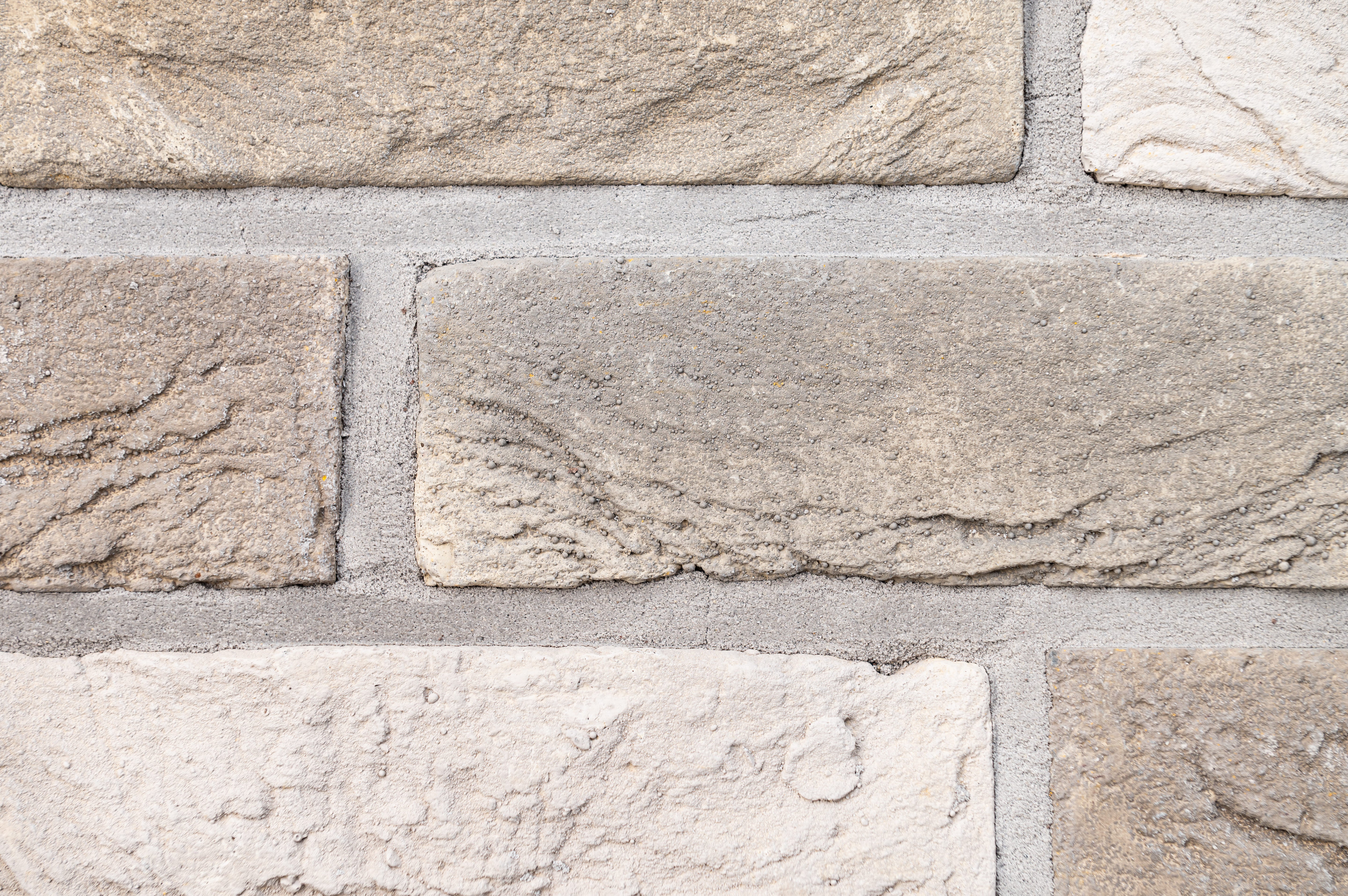 Фасадна плитка LoftBrick™ Квебек кремово-піщаний з графітом , 210х65х15 мм