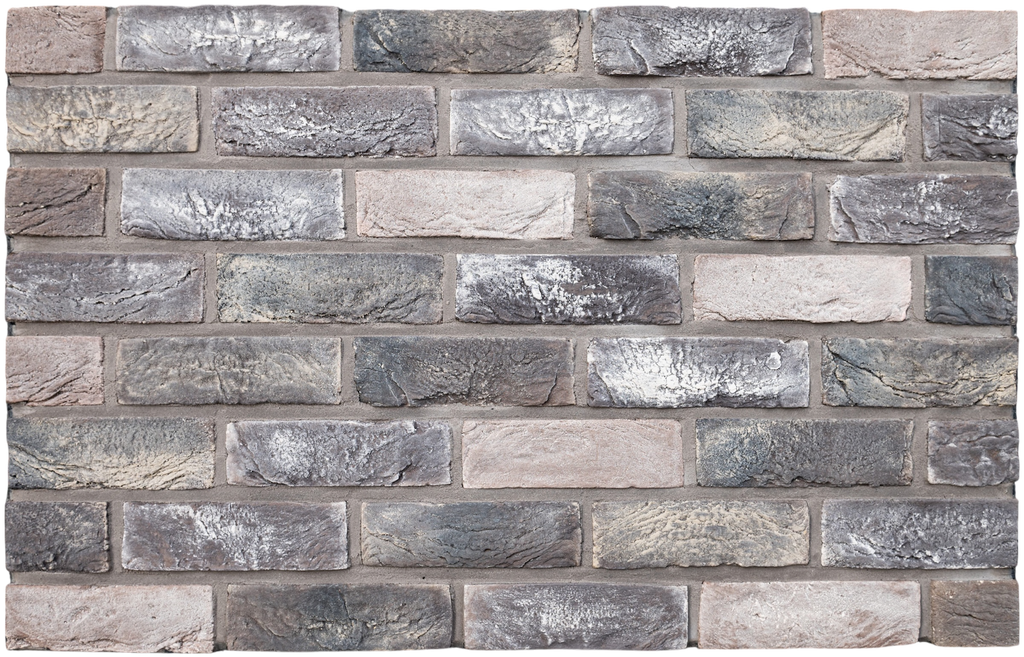 Фасадна плитка LoftBrick™ Верона, графітово-сірий, 210х65х15 мм