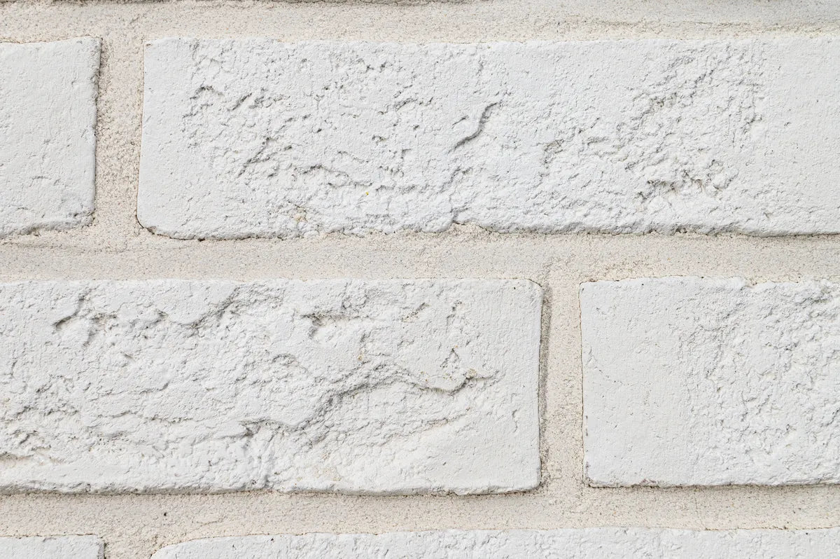 Фасадна плитка LoftBrick™ Бельгійська Колекція 01 біла, 240х71х15мм